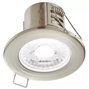 LAP Cosmoseco Fixed Fire Rated LED Downlight Satin Nickel 5.8W 450lm 6 LAP Cosmoseco Fixed Fire Rated LED Downlight Satin Nickel 5.8W 450lm - Image 4