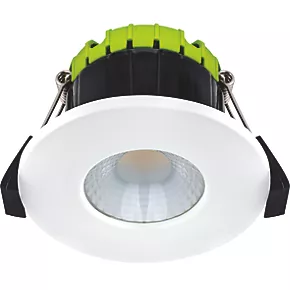 Luceco FTYPE COMPACT Fixed Cylinder Fire Rated LED Downlight White 6W 600lm 3 Luceco FTYPE COMPACT Fixed Cylinder Fire Rated LED Downlight White 6W 600lm