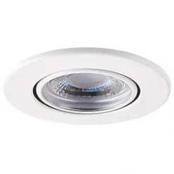 LAP Cosmoseco Tilt Fire Rated LED Downlight White 5.8W 450lm 10 Pack 8 LAP Cosmoseco Tilt Fire Rated LED Downlight White 5.8W 450lm 10 Pack -Indoor Lighting Sales Store 114PP A2