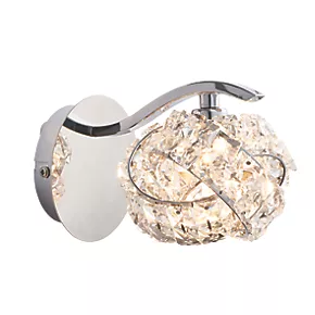 Quay Design Pippa LED Wall Light Chrome 2W 210lm 4 Quay Design Pippa LED Wall Light Chrome 2W 210lm - Image 2