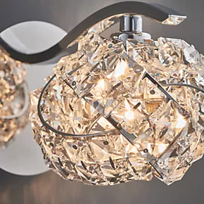 Quay Design Pippa LED Wall Light Chrome 2W 210lm 6 Quay Design Pippa LED Wall Light Chrome 2W 210lm - Image 4