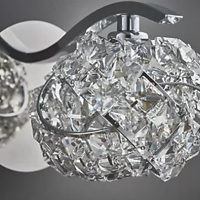 Quay Design Pippa LED Wall Light Chrome 2W 210lm 7 Quay Design Pippa LED Wall Light Chrome 2W 210lm - Image 5