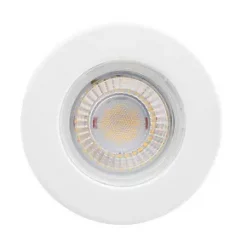 Luceco F-ECO Fixed Fire Rated LED Downlight White 5W 450lm 10 Luceco F-ECO Fixed Fire Rated LED Downlight White 5W 450lm -Indoor Lighting Sales Store 142KR A2