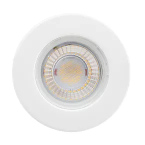 Luceco F-ECO Fixed Fire Rated LED Downlight White 5W 450lm 5 Luceco F-ECO Fixed Fire Rated LED Downlight White 5W 450lm - Image 3