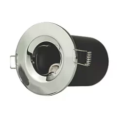 LAP Fixed Fire Rated Downlight Polished Chrome 8 LAP Fixed Fire Rated Downlight Polished Chrome -Indoor Lighting Sales Store 1643V A2