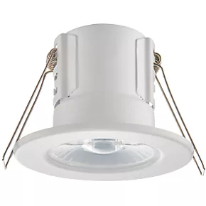 LAP CosmosEco Fixed Fire Rated LED Downlight Matt White 5.5W 500lm 3 LAP CosmosEco Fixed Fire Rated LED Downlight Matt White 5.5W 500lm