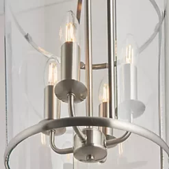 Quay Design Liberty 4-Light Pendant Satin Nickel 11 Quay Design Liberty 4-Light Pendant Satin Nickel -Indoor Lighting Sales Store 169VG A3