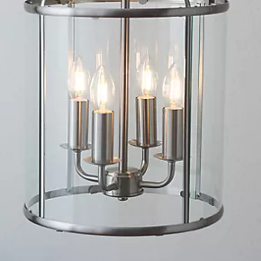 Quay Design Liberty 4-Light Pendant Satin Nickel 8 Quay Design Liberty 4-Light Pendant Satin Nickel - Image 6