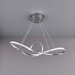 Quay Design Remi LED Pendant Light Chrome 30W 2000lm 7 Quay Design Remi LED Pendant Light Chrome 30W 2000lm - Image 5