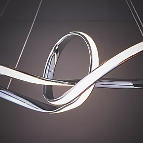 Quay Design Remi LED Pendant Light Chrome 30W 2000lm 8 Quay Design Remi LED Pendant Light Chrome 30W 2000lm - Image 6