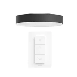 Philips Hue Ambiance Enrave LED Large Ceiling Light Black 33.5W 3300lm