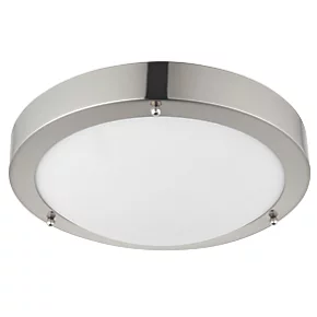 Saxby Anchorage LED Bathroom Ceiling Light Satin Nickel 9W 650lm 3 Saxby Anchorage LED Bathroom Ceiling Light Satin Nickel 9W 650lm