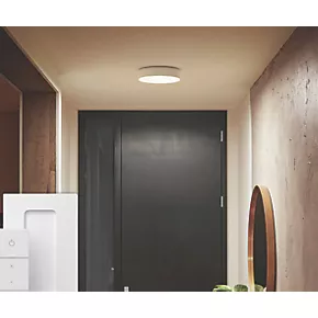 Philips Hue Ambiance Enrave LED Small Ceiling Light White 9.6W 1220lm 4 Philips Hue Ambiance Enrave LED Small Ceiling Light White 9.6W 1220lm - Image 2