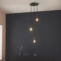 Quay Design Cable Set 3-Light Cable Set Pendant Antique Brass 13 Quay Design Cable Set 3-Light Cable Set Pendant Antique Brass -Indoor Lighting Sales Store 199VG A5