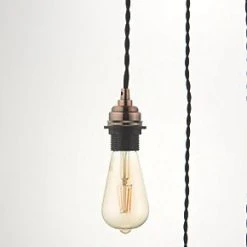 Quay Design Cable Set 3-Light Cable Set Pendant Antique Copper 10 Quay Design Cable Set 3-Light Cable Set Pendant Antique Copper -Indoor Lighting Sales Store 208VG A2