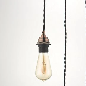 Quay Design Cable Set 3-Light Cable Set Pendant Antique Copper 5 Quay Design Cable Set 3-Light Cable Set Pendant Antique Copper - Image 3