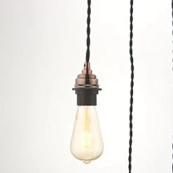Quay Design Cable Set 3-Light Cable Set Pendant Antique Copper 11 Quay Design Cable Set 3-Light Cable Set Pendant Antique Copper -Indoor Lighting Sales Store 208VG A3