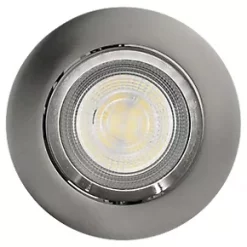 LAP Tilt LED Downlight Brushed Nickel 4.5W 400lm 7 LAP Tilt LED Downlight Brushed Nickel 4.5W 400lm -Indoor Lighting Sales Store 222PP A2