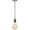 4lite LED Vintage Pendant Antique Brass 7.5W 690lm 1 4lite LED Vintage Pendant Antique Brass 7.5W 690lm -Indoor Lighting Sales Store 231VH P
