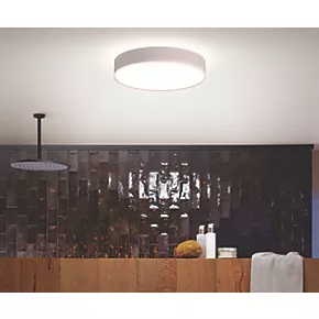 Philips Hue Ambiance Devere LED Large Ceiling Light White 3.35W 4300lm 4 Philips Hue Ambiance Devere LED Large Ceiling Light White 3.35W 4300lm - Image 2