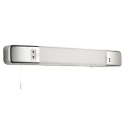 Dual Voltage LED Shaver Light Chrome-Effect 7W 480lm