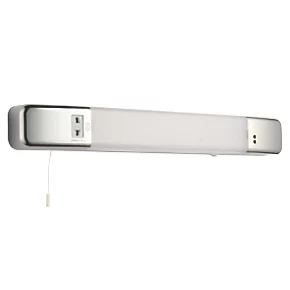 Dual Voltage LED Shaver Light Chrome-Effect 7W 480lm 3 Dual Voltage LED Shaver Light Chrome-Effect 7W 480lm