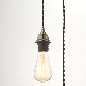 Quay Design Cable Set 3-Light Cable Set Pendant Brushed Bronze 5 Quay Design Cable Set 3-Light Cable Set Pendant Brushed Bronze - Image 3