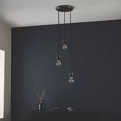 Quay Design Cable Set 3-Light Cable Set Pendant Brushed Bronze 12 Quay Design Cable Set 3-Light Cable Set Pendant Brushed Bronze -Indoor Lighting Sales Store 243VG A4