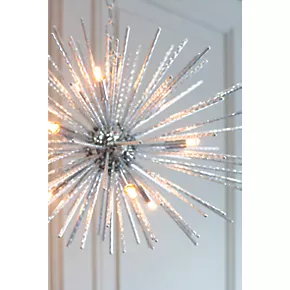 Quay Design Layla LED Ceiling Light Chrome 18W 200lm 8 Quay Design Layla LED Ceiling Light Chrome 18W 200lm - Image 6