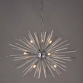 Quay Design Layla LED Ceiling Light Chrome 18W 200lm 3 Quay Design Layla LED Ceiling Light Chrome 18W 200lm