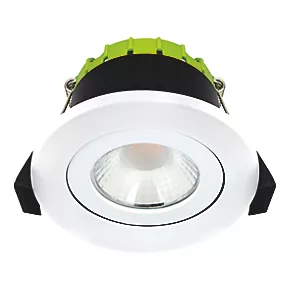 Luceco FType Compact Adjustable Cylinder Fire Rated LED Downlight White 6W 600lm 4 Luceco FType Compact Adjustable Cylinder Fire Rated LED Downlight White 6W 600lm - Image 2