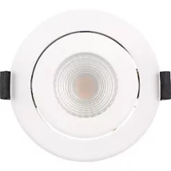 Luceco FType Compact Adjustable Cylinder Fire Rated LED Downlight White 6W 600lm 11 Luceco FType Compact Adjustable Cylinder Fire Rated LED Downlight White 6W 600lm -Indoor Lighting Sales Store 245KJ A3