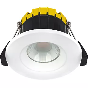 Luceco FType Compact Fixed Cylinder Fire Rated LED Downlight White 6W 480lm 3 Luceco FType Compact Fixed Cylinder Fire Rated LED Downlight White 6W 480lm