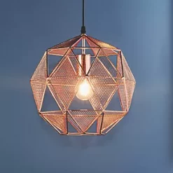 Quay Design Atlas Ceiling Pendant Copper