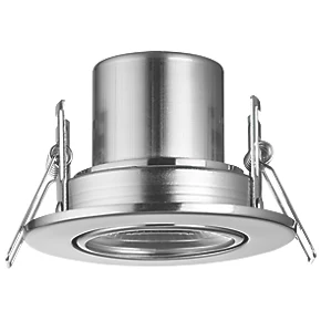 LAP Cosmoseco Tilt Fire Rated LED Downlight Contractor Pack Satin Nickel 5.8W 450lm 10 Pack 4 LAP Cosmoseco Tilt Fire Rated LED Downlight Contractor Pack Satin Nickel 5.8W 450lm 10 Pack - Image 2