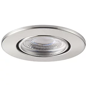 LAP Cosmoseco Tilt Fire Rated LED Downlight Contractor Pack Satin Nickel 5.8W 450lm 10 Pack 5 LAP Cosmoseco Tilt Fire Rated LED Downlight Contractor Pack Satin Nickel 5.8W 450lm 10 Pack - Image 3