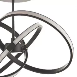 Quay Design Remi LED Semi-Flush Light Matt Black 28W 1555lm 11 Quay Design Remi LED Semi-Flush Light Matt Black 28W 1555lm -Indoor Lighting Sales Store 265VG A3