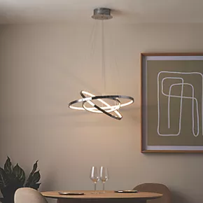 Quay Design Kitalpha LED Pendant Light Chrome 41W 2450lm 8 Quay Design Kitalpha LED Pendant Light Chrome 41W 2450lm - Image 6