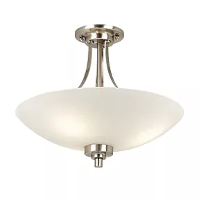 Quay Design Brooke Ceiling Light Satin chrome 4 Quay Design Brooke Ceiling Light Satin chrome - Image 2