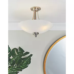 Quay Design Brooke Ceiling Light Satin chrome 5 Quay Design Brooke Ceiling Light Satin chrome - Image 3