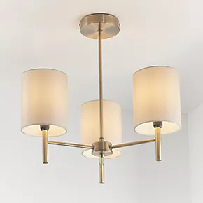 Quay Design Sophia 3-Light Ceiling Antique Brass 4 Quay Design Sophia 3-Light Ceiling Antique Brass - Image 2