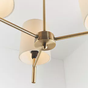 Quay Design Sophia 3-Light Ceiling Antique Brass 5 Quay Design Sophia 3-Light Ceiling Antique Brass - Image 3