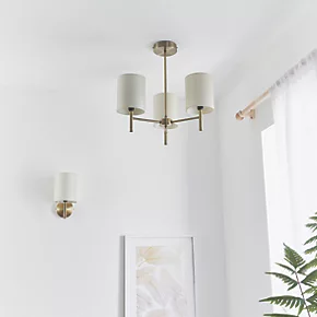 Quay Design Sophia 3-Light Ceiling Antique Brass 8 Quay Design Sophia 3-Light Ceiling Antique Brass - Image 6