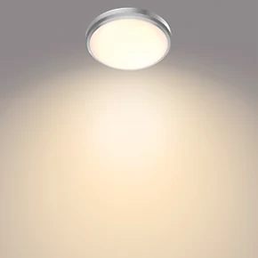 Philips BALANCE CL257 LED Moisture Resistant Ceiling Light Nickel 6W 600lm 4 Philips BALANCE CL257 LED Moisture Resistant Ceiling Light Nickel 6W 600lm - Image 2