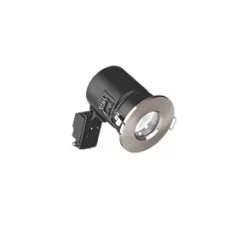 Aurora EFD Fixed Fire Rated LED Downlight Satin Nickel 5W 520lm