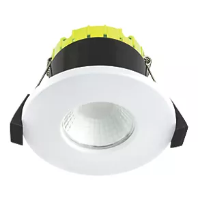 Luceco FType Fixed Fire Rated LED Downlight Matt White 4W 400lm 3 Luceco FType Fixed Fire Rated LED Downlight Matt White 4W 400lm
