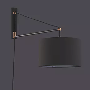 Quay Design Carter Wall Light Matt Black 4 Quay Design Carter Wall Light Matt Black - Image 2