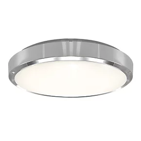4lite WiZ Connected LED Smart Wall/Ceiling Light Chrome 18W 1620lm 3 4lite WiZ Connected LED Smart Wall/Ceiling Light Chrome 18W 1620lm