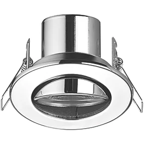 LAP Cosmoseco Tilt Fire Rated LED Downlight Chrome 5.8W 450lm 4 LAP Cosmoseco Tilt Fire Rated LED Downlight Chrome 5.8W 450lm - Image 2