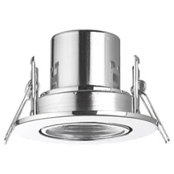 LAP Cosmoseco Tilt Fire Rated LED Downlight Chrome 5.8W 450lm